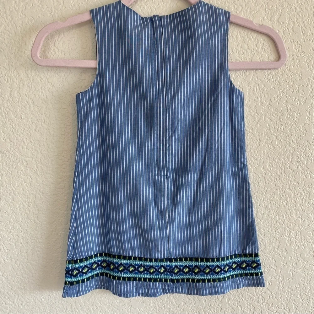 Vineyard Vines Yarn Dye Stripe Shift Dress Yacht Blue